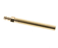Brass DN 6 Mold Coupling Plug 10x100 mm Push-in Connections