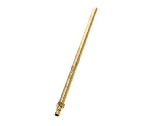 Brass DN 6 Mold Coupling Plug 10x240 mm Push-in Connections