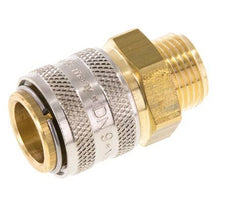 Brass DN 9 Mold Coupling Socket G 3/8 inch Male Threads