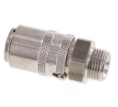 Stainless Steel DN 9 Mold Coupling Socket G 3/8 inch Male Threads