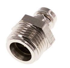 Brass DN 9 Mold Coupling Plug G 1/2 inch Male Threads Double Shut-Off