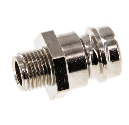 Brass DN 9 Mold Coupling Plug G 1/8 inch Male Threads [5 Pieces]