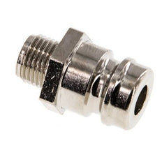 Brass DN 9 Mold Coupling Plug G 1/8 inch Male Threads [5 Pieces]