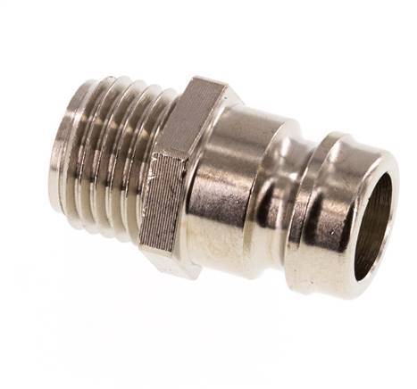 Brass DN 9 Mold Coupling Plug G 1/4 inch Male Threads [5 Pieces]