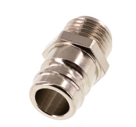 Brass DN 9 Mold Coupling Plug G 1/4 inch Male Threads [5 Pieces]
