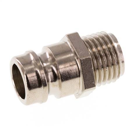 Brass DN 9 Mold Coupling Plug G 1/4 inch Male Threads [5 Pieces]
