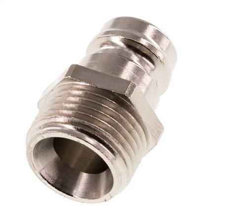Brass DN 9 Mold Coupling Plug G 3/8 inch Male Threads [5 Pieces]