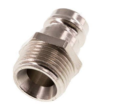Brass DN 9 Mold Coupling Plug G 3/8 inch Male Threads [5 Pieces]