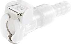 POM DN 3.2 Linktech Coupling Socket 6.4 mm Hose Pillar Double Shut-Off 20 Series