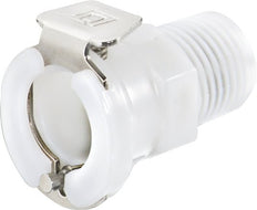 POM DN 6.4 Linktech Coupling Socket R 1/4 inch Male Threads 40 Series