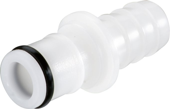 POM DN 6.4 Linktech Coupling Plug 7.9 mm Hose Pillar Double Shut-Off 50 Series