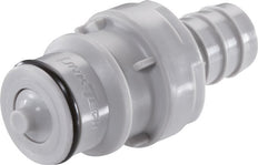 PP DN 9.5 Linktech Coupling Plug 12.7 mm Hose Pillar Double Shut-Off 60 Series