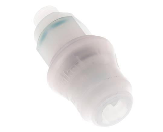 PVDF DN 5 Coupling Socket G 1/8 inch Male Threads