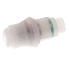 PVDF DN 5 Coupling Socket G 1/4 inch Male Threads