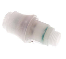 PVDF DN 5 Coupling Socket G 1/4 inch Male Threads