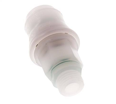 PVDF DN 5 Coupling Socket G 1/4 inch Male Threads