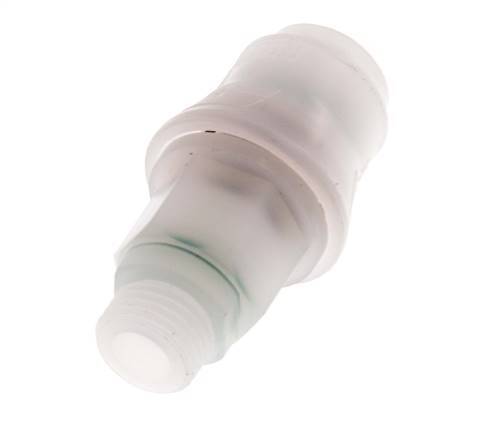 PVDF DN 5 Coupling Socket G 1/4 inch Male Threads