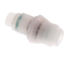 PVDF DN 5 Coupling Socket G 1/4 inch Male Threads