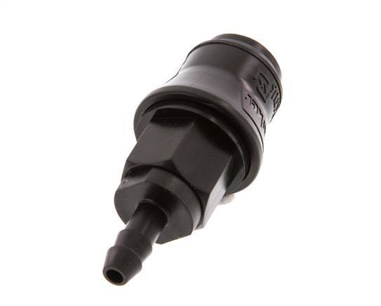 POM DN 5 Coupling Socket 6 mm Hose Pillar