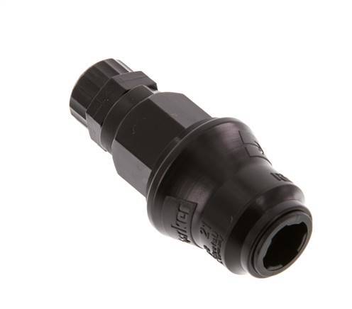 POM DN 5 Coupling Socket 6x8 mm Union Nut