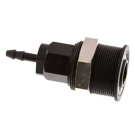 POM DN 5 Coupling Socket 4 mm Hose Pillar Pull-Off