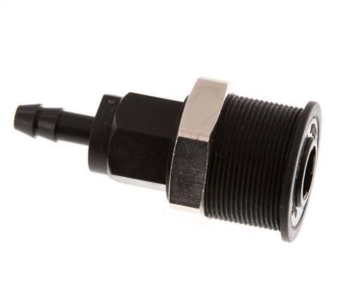 POM DN 5 Coupling Socket 6 mm Hose Pillar Pull-Off