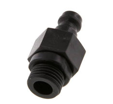 POM DN 5 Coupling Plug G 1/4 inch Male Threads Double Shut-Off