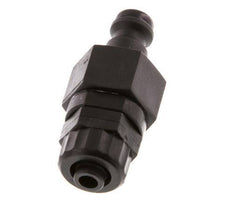 POM DN 5 Coupling Plug 6x8 mm Union Nut Double Shut-Off