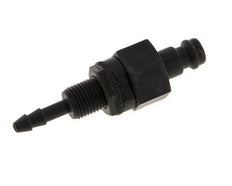 POM DN 5 Coupling Plug 4 mm Hose Pillar Bulkhead Double Shut-Off