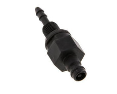 POM DN 5 Coupling Plug 4 mm Hose Pillar Bulkhead Double Shut-Off