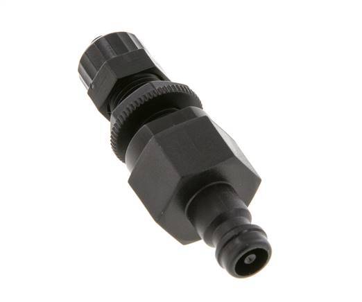 POM DN 5 Coupling Plug 4x6 mm Union Nut Bulkhead Double Shut-Off