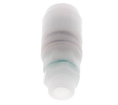 PVDF DN 7.2 Coupling Socket G 3/8 inch Male Threads