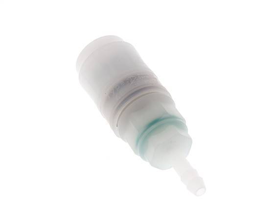 PVDF DN 7.2 Coupling Socket 6 mm Hose Pillar