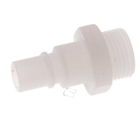 PVDF DN 7.2 Coupling Plug G 3/8 inch Male Threads