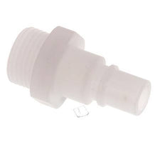 PVDF DN 7.2 Coupling Plug G 3/8 inch Male Threads