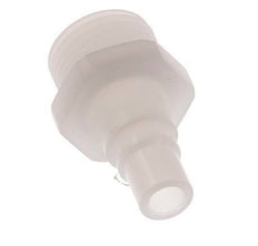 PVDF DN 7.2 Coupling Plug G 1/2 inch Male Threads