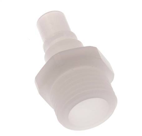 PVDF DN 7.2 Coupling Plug G 1/2 inch Male Threads