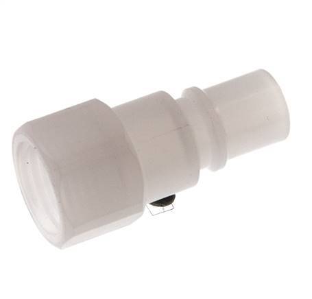 PVDF DN 7.2 Coupling Plug G 1/4 inch Female Threads
