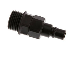 POM DN 7.2 Coupling Plug G 1/2 inch Male Threads Double Shut-Off