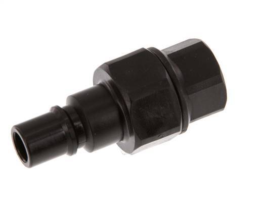 POM DN 7.2 Coupling Plug G 1/4 inch Female Threads Double Shut-Off