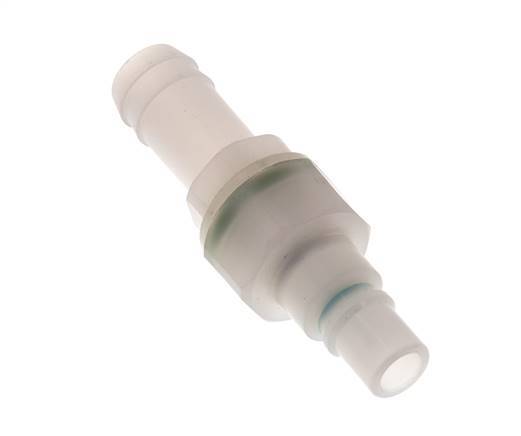 PVDF DN 7.2 Coupling Plug 13 mm Hose Pillar