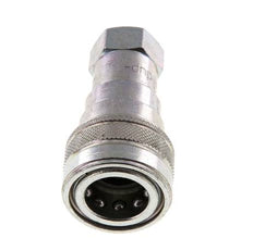 Acoplamiento hidráulico de acero DN 10 Toma G 3/8 pulgadas rosca hembra ISO 7241-1 B D 19,1mm