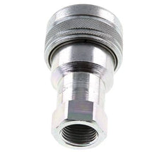 Acero DN 12.5 Acoplamiento hidráulico Enchufe G 1/2 pulgadas Rosca hembra ISO 7241-1 B D 23.5mm