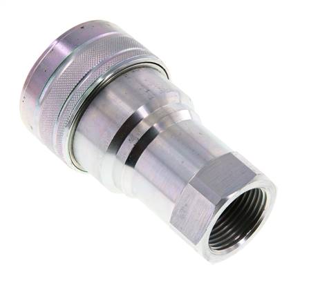 Acero DN 25 Acoplamiento hidráulico Enchufe G 1 pulgada Rosca hembra ISO 7241-1 B D 37,8mm