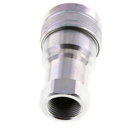 Acoplamiento hidráulico de acero DN 40 Enchufe G 1 1/4 pulgadas rosca hembra ISO 7241-1 B D 44,5mm