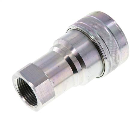 Acoplamiento hidráulico de acero DN 50 Enchufe G 2 pulgadas rosca hembra ISO 7241-1 B D 63,2mm