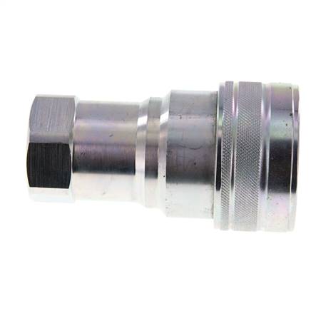 Acoplamiento hidráulico de acero DN 40 Enchufe G 1 1/4 pulgadas rosca hembra ISO 7241-1 B D 44,5mm
