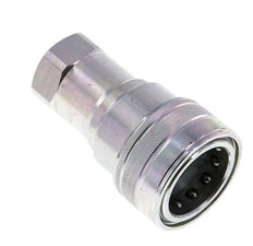 Acoplamiento hidráulico de acero DN 40 Enchufe G 1 1/4 pulgadas rosca hembra ISO 7241-1 B D 44,5mm