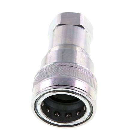 Acoplamiento hidráulico de acero DN 40 Enchufe G 1 1/4 pulgadas rosca hembra ISO 7241-1 B D 44,5mm
