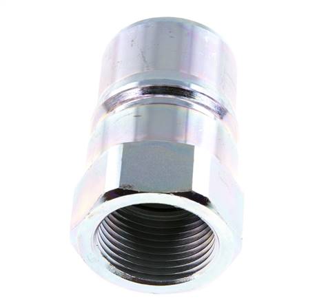 Acero DN 25 Acoplamiento hidráulico Enchufe G 1 pulgada Rosca hembra ISO 7241-1 B D 37,8mm